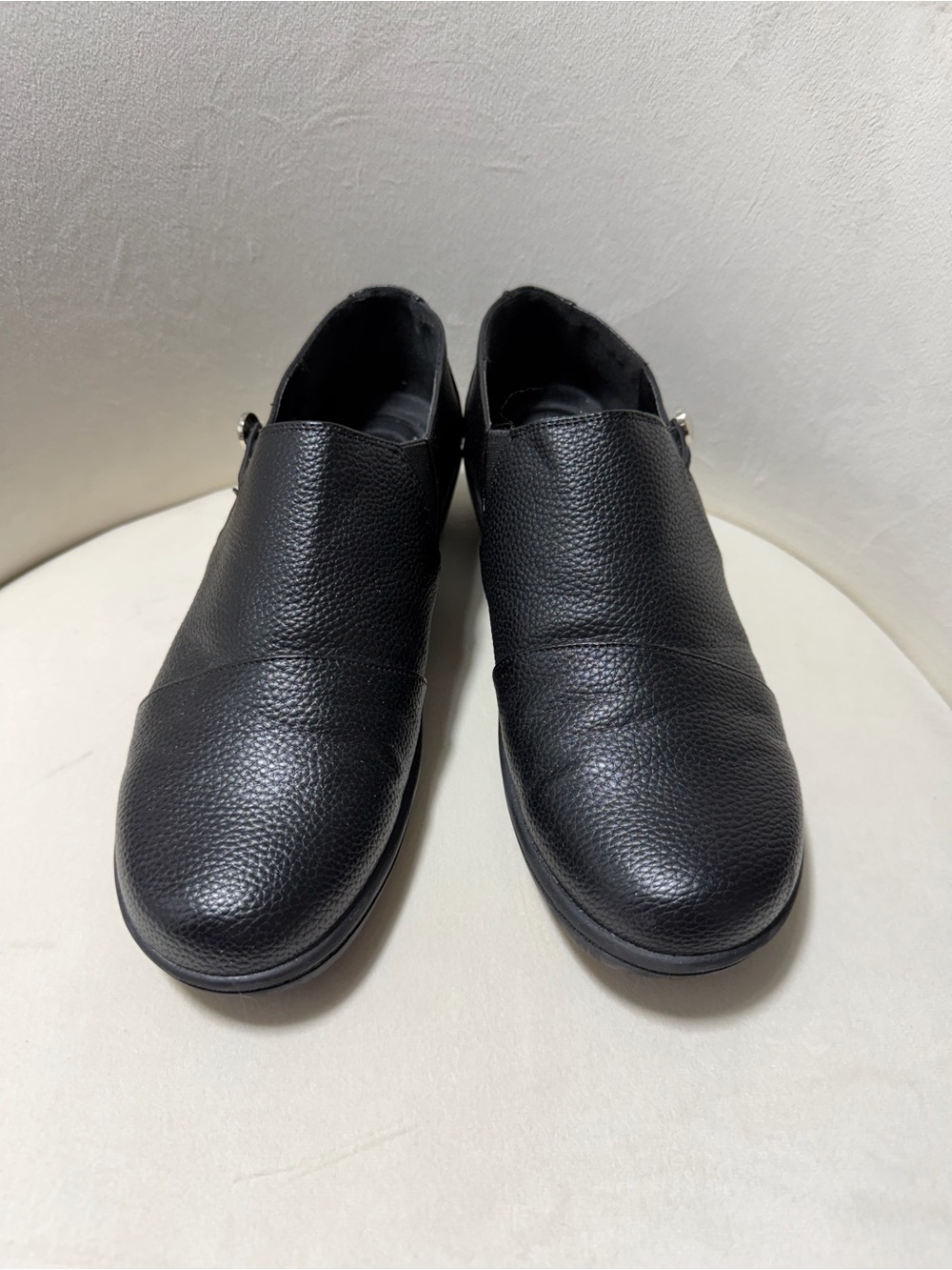 FlexStep Tatum Black Faux Leather Slip On Loafers Women’s Size 9.5 Wide